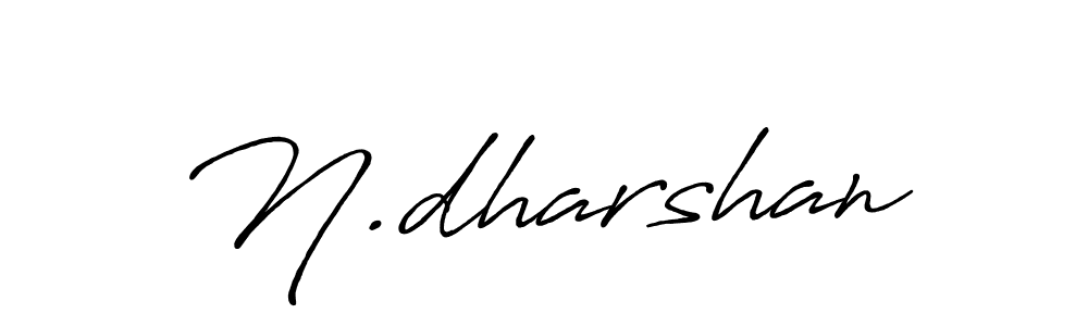 You should practise on your own different ways (Antro_Vectra_Bolder) to write your name (N.dharshan) in signature. don't let someone else do it for you. N.dharshan signature style 7 images and pictures png