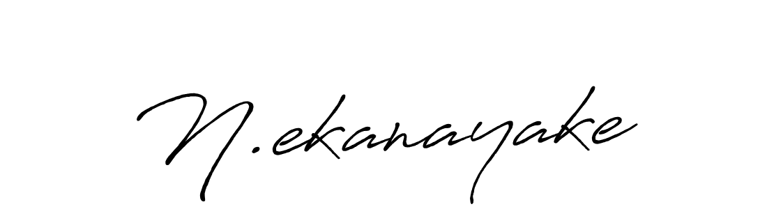 N.ekanayake stylish signature style. Best Handwritten Sign (Antro_Vectra_Bolder) for my name. Handwritten Signature Collection Ideas for my name N.ekanayake. N.ekanayake signature style 7 images and pictures png