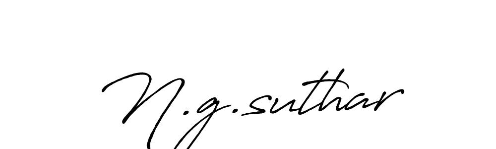 if you are searching for the best signature style for your name N.g.suthar. so please give up your signature search. here we have designed multiple signature styles  using Antro_Vectra_Bolder. N.g.suthar signature style 7 images and pictures png