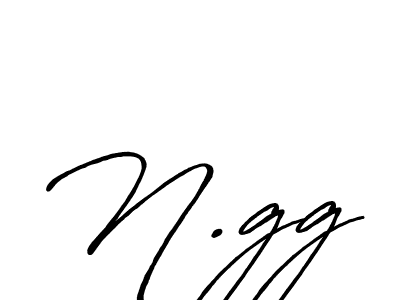 How to Draw N.gg signature style? Antro_Vectra_Bolder is a latest design signature styles for name N.gg. N.gg signature style 7 images and pictures png