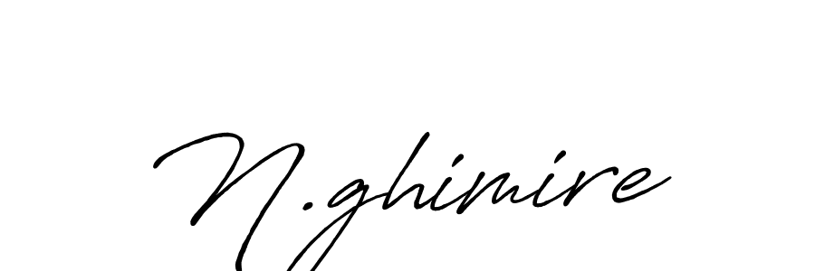 Use a signature maker to create a handwritten signature online. With this signature software, you can design (Antro_Vectra_Bolder) your own signature for name N.ghimire. N.ghimire signature style 7 images and pictures png