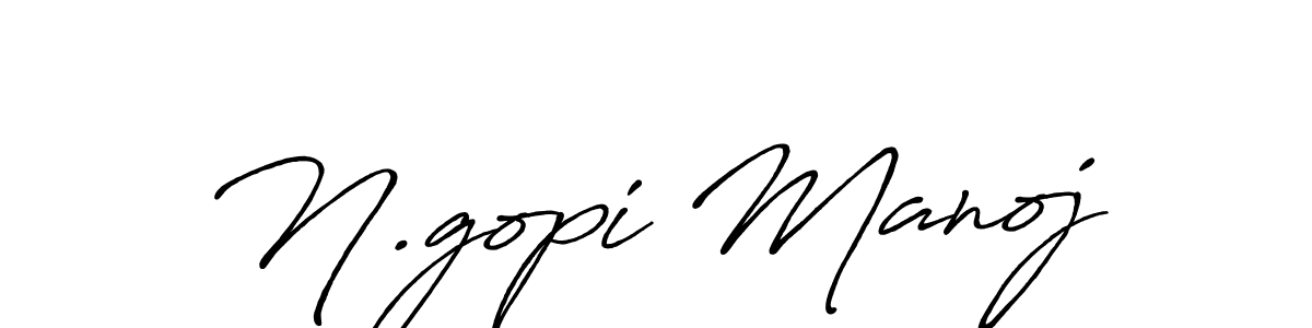 How to Draw N.gopi Manoj signature style? Antro_Vectra_Bolder is a latest design signature styles for name N.gopi Manoj. N.gopi Manoj signature style 7 images and pictures png