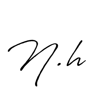 See photos of N.h official signature by Spectra . Check more albums & portfolios. Read reviews & check more about Antro_Vectra_Bolder font. N.h signature style 7 images and pictures png