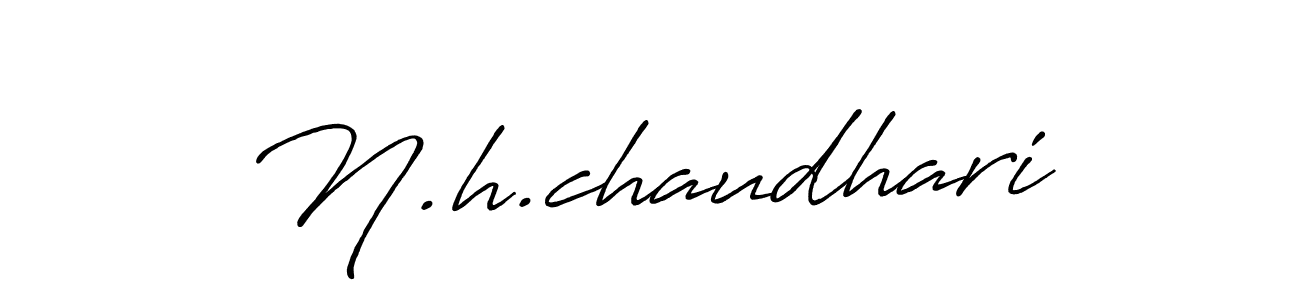 Similarly Antro_Vectra_Bolder is the best handwritten signature design. Signature creator online .You can use it as an online autograph creator for name N.h.chaudhari. N.h.chaudhari signature style 7 images and pictures png