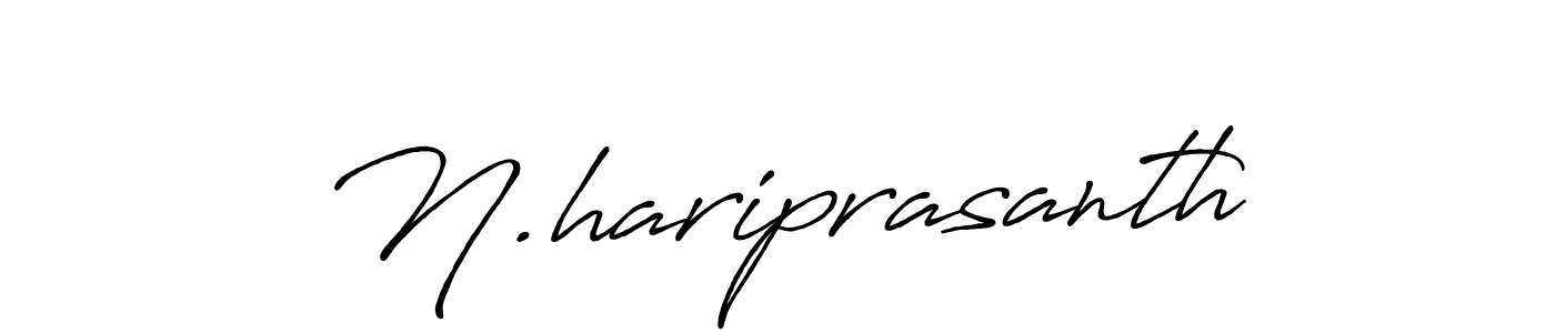 The best way (Antro_Vectra_Bolder) to make a short signature is to pick only two or three words in your name. The name N.hariprasanth include a total of six letters. For converting this name. N.hariprasanth signature style 7 images and pictures png