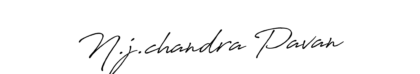 Make a short N.j.chandra Pavan signature style. Manage your documents anywhere anytime using Antro_Vectra_Bolder. Create and add eSignatures, submit forms, share and send files easily. N.j.chandra Pavan signature style 7 images and pictures png