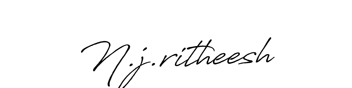 Also You can easily find your signature by using the search form. We will create N.j.ritheesh name handwritten signature images for you free of cost using Antro_Vectra_Bolder sign style. N.j.ritheesh signature style 7 images and pictures png