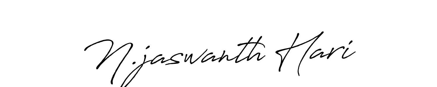 You should practise on your own different ways (Antro_Vectra_Bolder) to write your name (N.jaswanth Hari) in signature. don't let someone else do it for you. N.jaswanth Hari signature style 7 images and pictures png