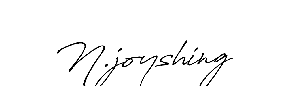 Make a beautiful signature design for name N.joyshing. With this signature (Antro_Vectra_Bolder) style, you can create a handwritten signature for free. N.joyshing signature style 7 images and pictures png