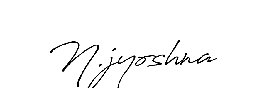 Also we have N.jyoshna name is the best signature style. Create professional handwritten signature collection using Antro_Vectra_Bolder autograph style. N.jyoshna signature style 7 images and pictures png