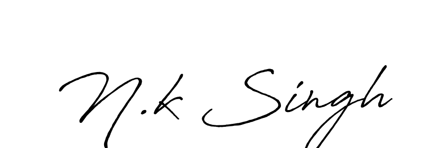 How to Draw N.k Singh signature style? Antro_Vectra_Bolder is a latest design signature styles for name N.k Singh. N.k Singh signature style 7 images and pictures png
