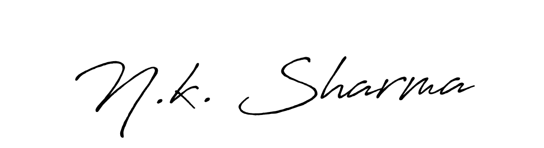 Once you've used our free online signature maker to create your best signature Antro_Vectra_Bolder style, it's time to enjoy all of the benefits that N.k. Sharma name signing documents. N.k. Sharma signature style 7 images and pictures png