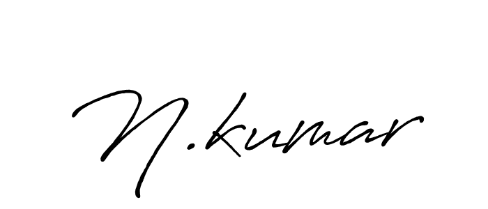 if you are searching for the best signature style for your name N.kumar. so please give up your signature search. here we have designed multiple signature styles  using Antro_Vectra_Bolder. N.kumar signature style 7 images and pictures png