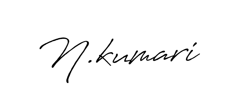 You should practise on your own different ways (Antro_Vectra_Bolder) to write your name (N.kumari) in signature. don't let someone else do it for you. N.kumari signature style 7 images and pictures png