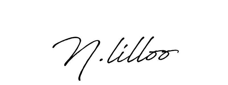 It looks lik you need a new signature style for name N.lilloo. Design unique handwritten (Antro_Vectra_Bolder) signature with our free signature maker in just a few clicks. N.lilloo signature style 7 images and pictures png