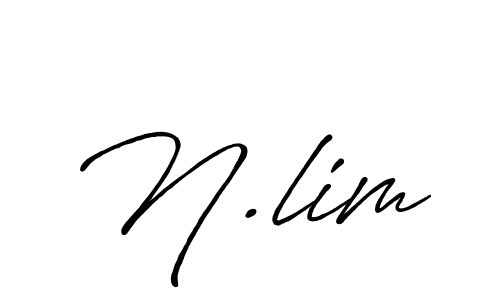 Antro_Vectra_Bolder is a professional signature style that is perfect for those who want to add a touch of class to their signature. It is also a great choice for those who want to make their signature more unique. Get N.lim name to fancy signature for free. N.lim signature style 7 images and pictures png