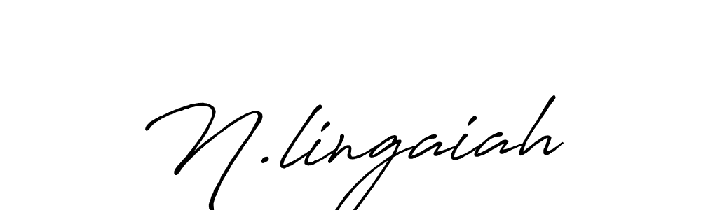 The best way (Antro_Vectra_Bolder) to make a short signature is to pick only two or three words in your name. The name N.lingaiah include a total of six letters. For converting this name. N.lingaiah signature style 7 images and pictures png