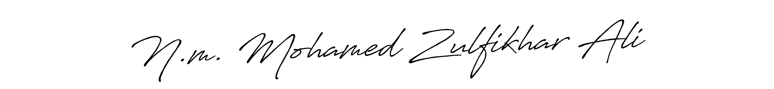 How to Draw N.m. Mohamed Zulfikhar Ali signature style? Antro_Vectra_Bolder is a latest design signature styles for name N.m. Mohamed Zulfikhar Ali. N.m. Mohamed Zulfikhar Ali signature style 7 images and pictures png