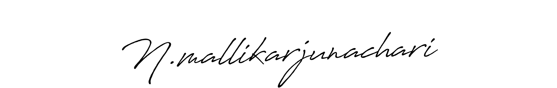 Design your own signature with our free online signature maker. With this signature software, you can create a handwritten (Antro_Vectra_Bolder) signature for name N.mallikarjunachari. N.mallikarjunachari signature style 7 images and pictures png