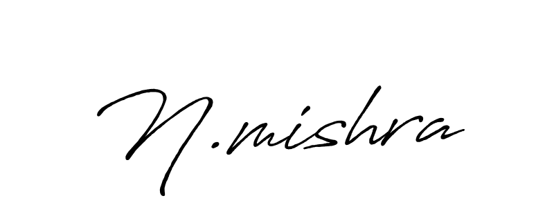 Also we have N.mishra name is the best signature style. Create professional handwritten signature collection using Antro_Vectra_Bolder autograph style. N.mishra signature style 7 images and pictures png