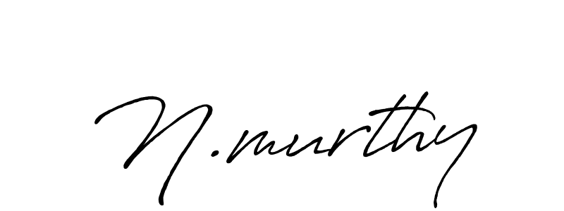 Also we have N.murthy name is the best signature style. Create professional handwritten signature collection using Antro_Vectra_Bolder autograph style. N.murthy signature style 7 images and pictures png