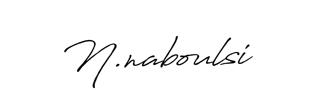 Similarly Antro_Vectra_Bolder is the best handwritten signature design. Signature creator online .You can use it as an online autograph creator for name N.naboulsi. N.naboulsi signature style 7 images and pictures png