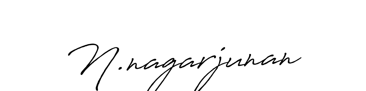 Also we have N.nagarjunan name is the best signature style. Create professional handwritten signature collection using Antro_Vectra_Bolder autograph style. N.nagarjunan signature style 7 images and pictures png