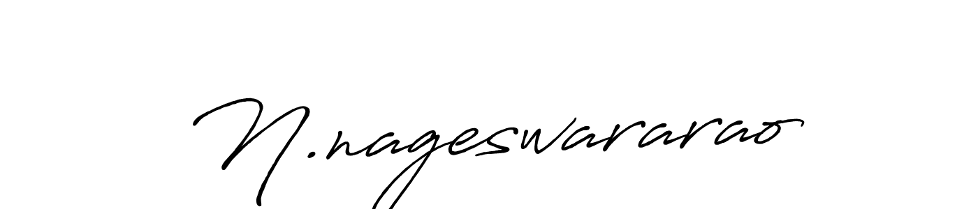 Design your own signature with our free online signature maker. With this signature software, you can create a handwritten (Antro_Vectra_Bolder) signature for name N.nageswararao. N.nageswararao signature style 7 images and pictures png