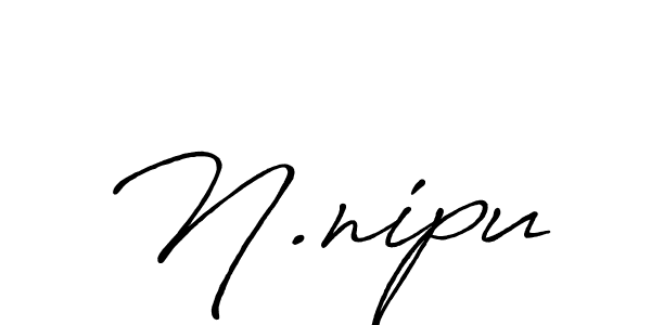 Make a beautiful signature design for name N.nipu. Use this online signature maker to create a handwritten signature for free. N.nipu signature style 7 images and pictures png