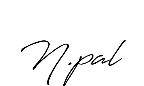 N.pal stylish signature style. Best Handwritten Sign (Antro_Vectra_Bolder) for my name. Handwritten Signature Collection Ideas for my name N.pal. N.pal signature style 7 images and pictures png