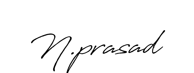 Design your own signature with our free online signature maker. With this signature software, you can create a handwritten (Antro_Vectra_Bolder) signature for name N.prasad. N.prasad signature style 7 images and pictures png