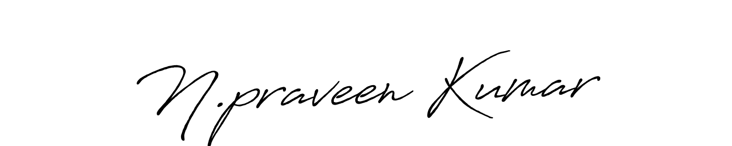 How to make N.praveen Kumar signature? Antro_Vectra_Bolder is a professional autograph style. Create handwritten signature for N.praveen Kumar name. N.praveen Kumar signature style 7 images and pictures png