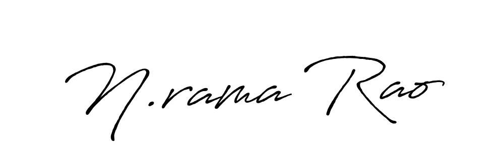 How to make N.rama Rao signature? Antro_Vectra_Bolder is a professional autograph style. Create handwritten signature for N.rama Rao name. N.rama Rao signature style 7 images and pictures png