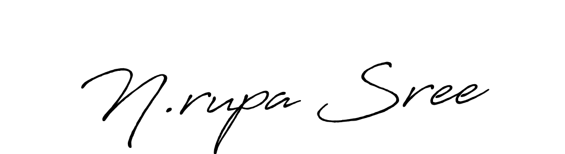 Also we have N.rupa Sree name is the best signature style. Create professional handwritten signature collection using Antro_Vectra_Bolder autograph style. N.rupa Sree signature style 7 images and pictures png