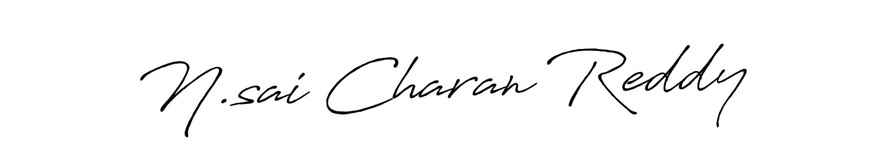 Antro_Vectra_Bolder is a professional signature style that is perfect for those who want to add a touch of class to their signature. It is also a great choice for those who want to make their signature more unique. Get N.sai Charan Reddy name to fancy signature for free. N.sai Charan Reddy signature style 7 images and pictures png