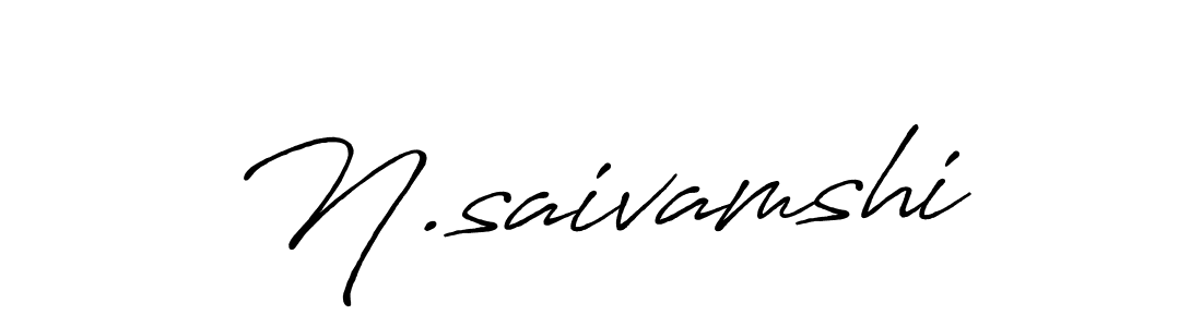 You can use this online signature creator to create a handwritten signature for the name N.saivamshi. This is the best online autograph maker. N.saivamshi signature style 7 images and pictures png