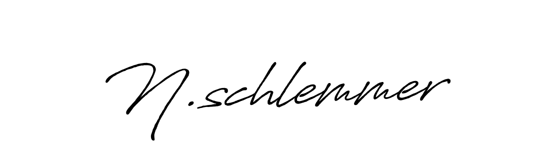 Use a signature maker to create a handwritten signature online. With this signature software, you can design (Antro_Vectra_Bolder) your own signature for name N.schlemmer. N.schlemmer signature style 7 images and pictures png