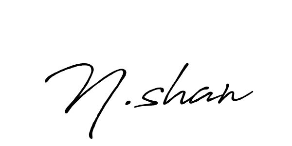 Best and Professional Signature Style for N.shan. Antro_Vectra_Bolder Best Signature Style Collection. N.shan signature style 7 images and pictures png