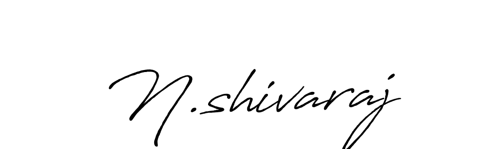 Create a beautiful signature design for name N.shivaraj. With this signature (Antro_Vectra_Bolder) fonts, you can make a handwritten signature for free. N.shivaraj signature style 7 images and pictures png