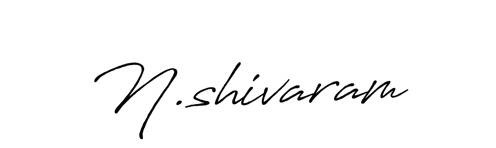 N.shivaram stylish signature style. Best Handwritten Sign (Antro_Vectra_Bolder) for my name. Handwritten Signature Collection Ideas for my name N.shivaram. N.shivaram signature style 7 images and pictures png