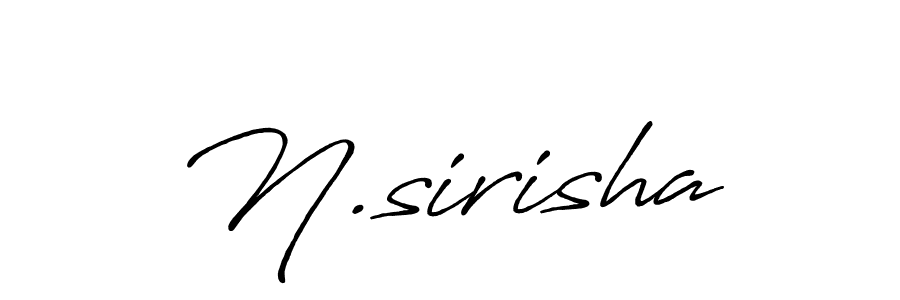 Antro_Vectra_Bolder is a professional signature style that is perfect for those who want to add a touch of class to their signature. It is also a great choice for those who want to make their signature more unique. Get N.sirisha name to fancy signature for free. N.sirisha signature style 7 images and pictures png