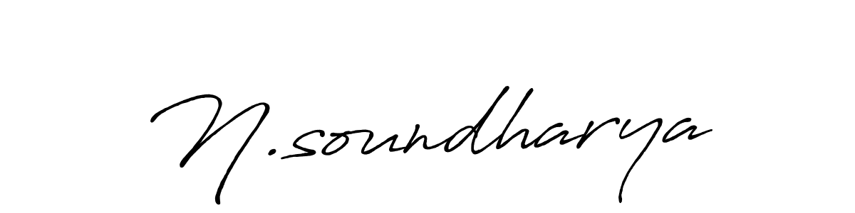 Also we have N.soundharya name is the best signature style. Create professional handwritten signature collection using Antro_Vectra_Bolder autograph style. N.soundharya signature style 7 images and pictures png