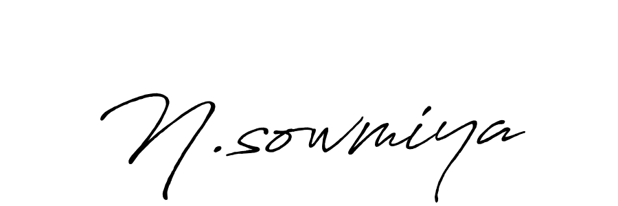 How to make N.sowmiya signature? Antro_Vectra_Bolder is a professional autograph style. Create handwritten signature for N.sowmiya name. N.sowmiya signature style 7 images and pictures png