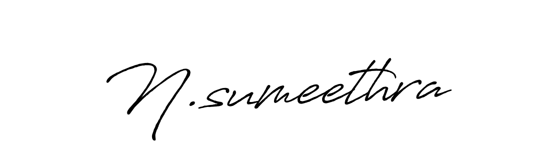 if you are searching for the best signature style for your name N.sumeethra. so please give up your signature search. here we have designed multiple signature styles  using Antro_Vectra_Bolder. N.sumeethra signature style 7 images and pictures png