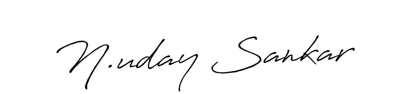 How to make N.uday Sankar signature? Antro_Vectra_Bolder is a professional autograph style. Create handwritten signature for N.uday Sankar name. N.uday Sankar signature style 7 images and pictures png