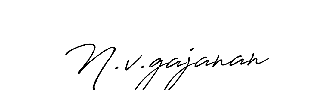 Best and Professional Signature Style for N.v.gajanan. Antro_Vectra_Bolder Best Signature Style Collection. N.v.gajanan signature style 7 images and pictures png