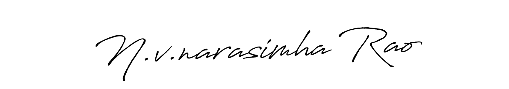 Make a beautiful signature design for name N.v.narasimha Rao. Use this online signature maker to create a handwritten signature for free. N.v.narasimha Rao signature style 7 images and pictures png
