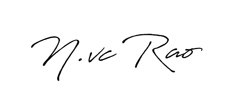 Use a signature maker to create a handwritten signature online. With this signature software, you can design (Antro_Vectra_Bolder) your own signature for name N.vc Rao. N.vc Rao signature style 7 images and pictures png