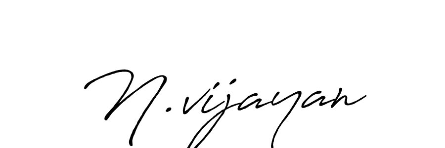 The best way (Antro_Vectra_Bolder) to make a short signature is to pick only two or three words in your name. The name N.vijayan include a total of six letters. For converting this name. N.vijayan signature style 7 images and pictures png