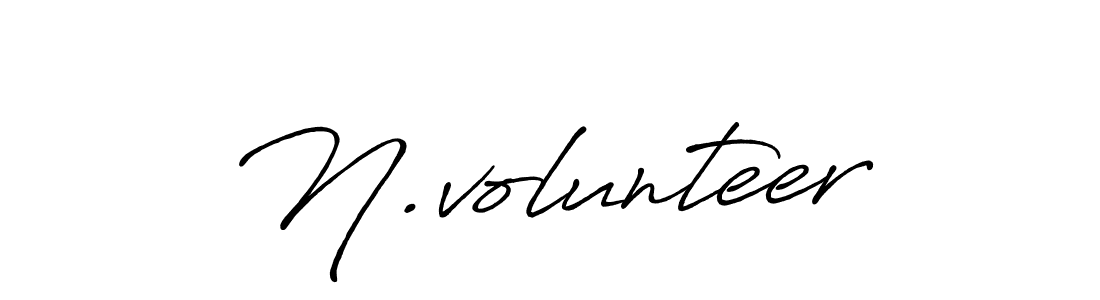 Make a beautiful signature design for name N.volunteer. Use this online signature maker to create a handwritten signature for free. N.volunteer signature style 7 images and pictures png